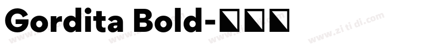 Gordita Bold字体转换